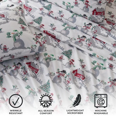 Winter Wonderland Twin Ultra-Soft Microfiber Sheet Set