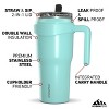 Hydrapeak Roadster 40oz Stainless Steel Tumbler Double Wall Vacuum Insulated Water Bottle With Handle & 2 in 1 Straw Lid - 2 of 4