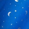 Sparkle and Bash 60 Sheets Moon and Stars Gift Wrap Tissue Paper for Bags, 3 Blue Colors (20x26 In) - image 3 of 4