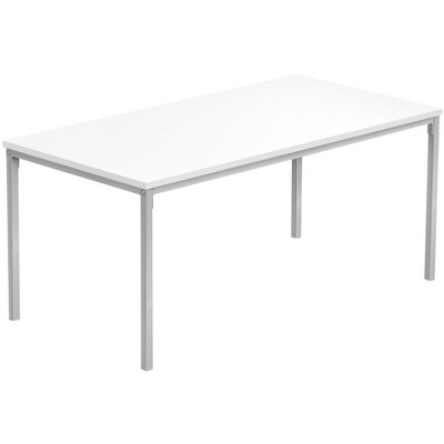 NicBex 40 Inch Rectangle Coffee Table,Modern Center Cocktail for Living Room,Dining Room,Bedroom,White