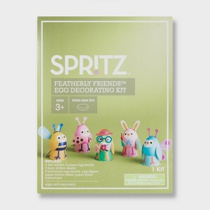 Featherly Friends™ 4pc Easter Egg Decorating Kit - Spritz™ - 1 of 3