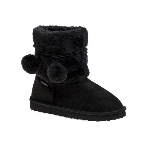 Girls black boots on sale target