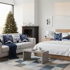 LISM 18x18 Inches Blue Christmas Throw Pillow Covers Polyester Pillow Case Set of 6 - 4 of 4