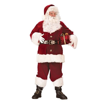 Adult Santa Suit Super Deluxe Costume - L