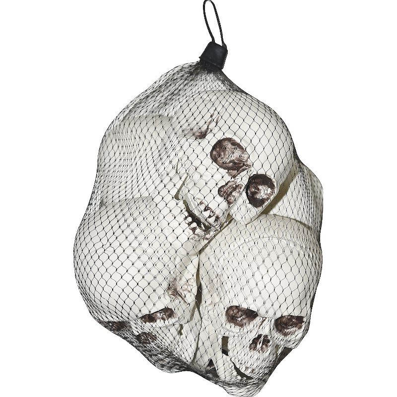 Sunstar Mini Skulls Halloween Decorations -  - White, 1 of 2