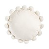 Saro Lifestyle Posh Faux Bunny Fur Pom Pom Poly Filled Throw Pillow - 2 of 3