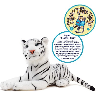 Buy VIAHART Saphed the White Tiger Stuffed Animal Plush Online at