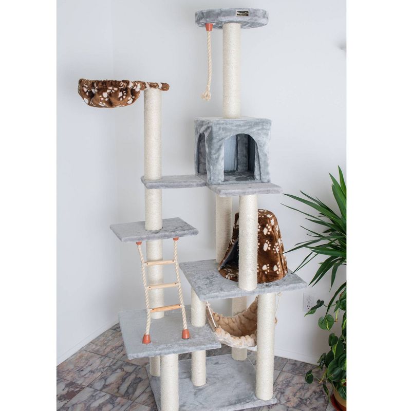 Armarkat Classic Real Wood Cat Tree - Silver Gray, 4 of 11