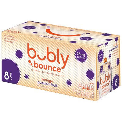 bubly bounce Mango Passion fruit Sparkling Water - 8pk/12 fl oz Cans
