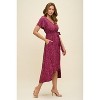 WEST K Women's Georgia Faux-Wrap Maxi Dress with High-Low Hem and Tie Waist - 2 of 4
