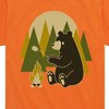 Boys' - Instant Message - Bear Roasting Marshmallows Short Sleeve Graphic T-Shirt - 2 of 4