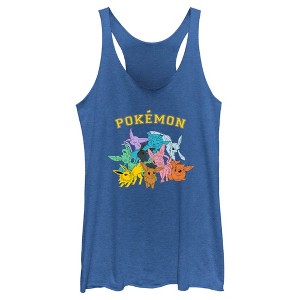 Women's Pokemon Eeveelutions Racerback Tank Top - 1 of 4