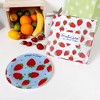 Pavilion Gift Company - Strawberries - 8" Glass Appetizer Plate - Serving Platters - 3 of 4