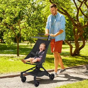 Lightweight Baby Stroller, Compact Strollers for Travel, Travel Stroller for Airplane with Carry Bag, Foldable Toddler Strollers with Storage Basket - 1 of 4