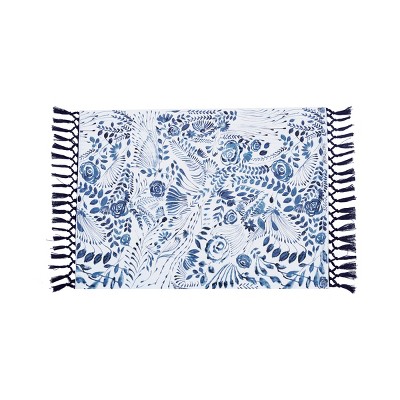 carol & frank Navy Floral Placemat Set of 4