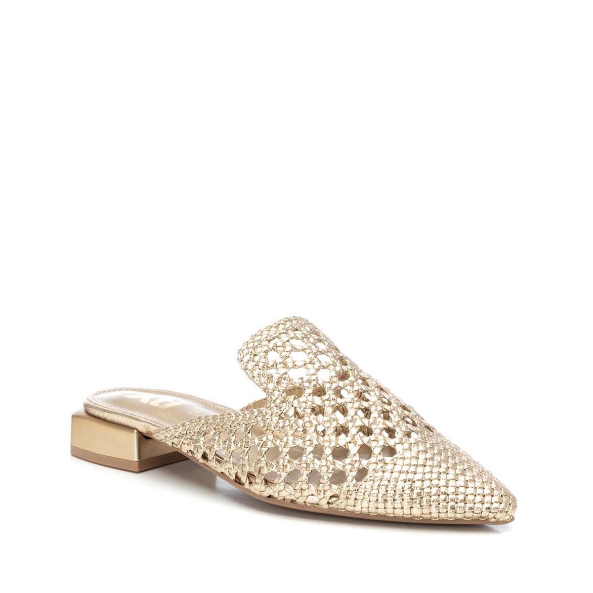 Женские сабо Carmela XTI Women's Braided Ballet Mules 143795 Gold 7 — фото 2