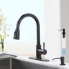 WOWOW Brushed Nickel Soap Dispenser for Kitchen Sink, Stainless Steel Countertop Lotion Dispenser - 3 of 4