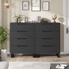 Garvee 4 Dresser for Bedroom, 41.7" Tall Dresser, Freestanding Vertical Drawer Cabinet with Storage, Wooden Closet Storage Chest for Bedroom - 2 of 4