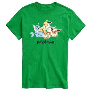 Men's - Pokémon - Eevee Evolution Group Short Sleeve Graphic T-Shirt - 1 of 3