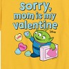 Boys' - Toy Story - Sorry Mom My Valentine Short Sleeve Graphic T-Shirt - 2 of 4