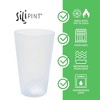 Silipint: Silicone Pint Glasses: 2 Pack Icicle -16oz Reusable Unbreakable Cups - 2 of 4