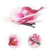 Unique Bargains Women's Grace Flower Hair Clip 3.54"x3.15"x1.14" White Purple 1 Pc - 3 of 3