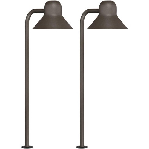 John Timberland Jayce 18 1/2" High Bronze LED Landscape Path Lights Set of 2 - image 1 of 4