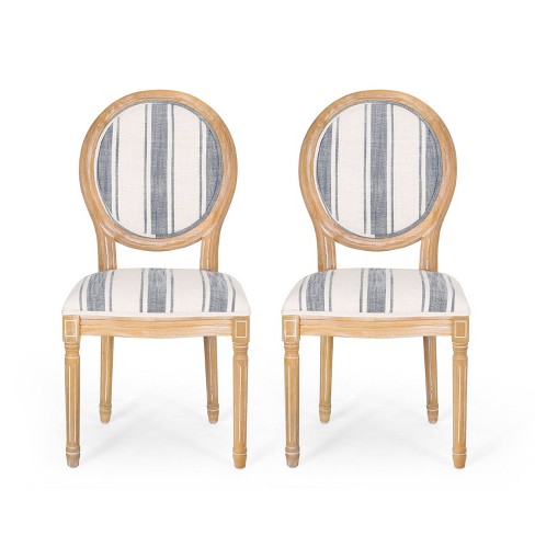 Fabric dining chairs set of online 2