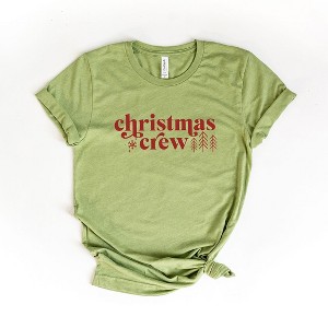 Simply Sage Market Women's Christmas Crew Snowflake Short Sleeve Graphic Tee - 1 of 4