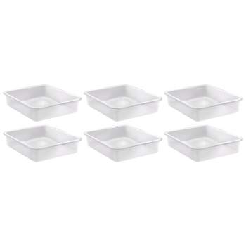 Teacher Created Resources® Large Plastic Letter Tray, Clear, Pack of 6