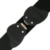 INSPIRE CHIC Women's Faux Leather Elastic Band Fashion Apparel Belt 2.4 Inches Width 1 Pc - 3 of 4