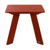 Italica Modern Patio Side Table - Rustic Red - highwood - 3 of 4