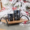Melrose Frosted Snowflake Votive Holder (Set of 2) - 2 of 4