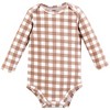 Hudson Baby Cotton Long-Sleeve Bodysuits Set, Rustic Roar - 4 of 4