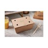 Pactiv Evergreen EarthChoice Tamper Evident OneBox Paper Box, 6.54 x 4.5 x 3.25, Kraft, 160/Carton - 4 of 4