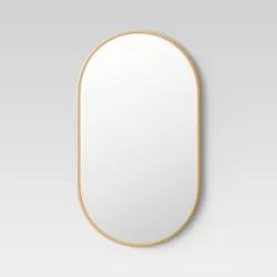 16" x 28" Metal Oval Pill Mirror - Project 62™