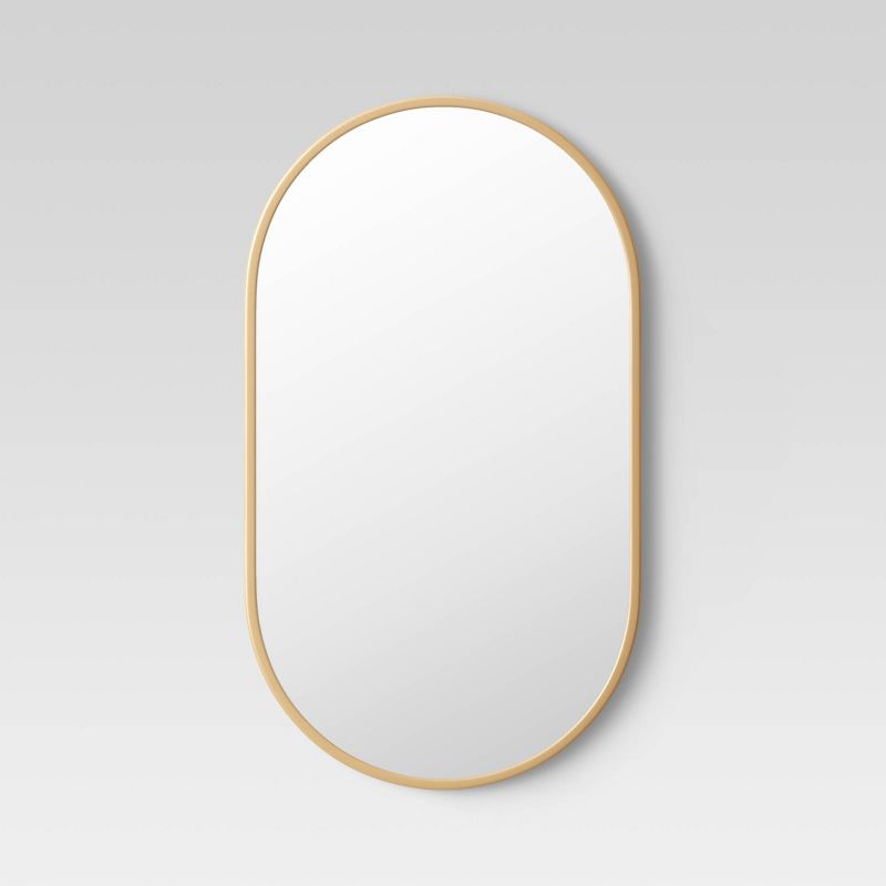 16" x 28" Metal Oval Pill Mirror - Project 62™, 1 of 12