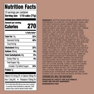 Tuxedo Truffle Mousse Bar Cake - 27oz - Favorite Day™