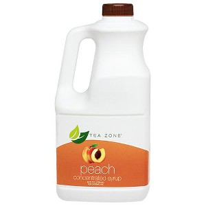 Tea Zone Peach Fruit Syrup 64 Oz. - 1 of 2