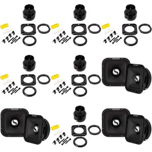 Kicker ST-Series PA ST3TW 1" Bullet Tweeter & ST7MR8 7" Mid Range Bundle ( 6 tweeters ) - 1 of 4