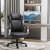 Okak Executive Office Chair with Extra-Wide Seat, Desk Chair with Swivel Wheels and Adjustable Height, Criss Cross Chair for Study, Office - 2 of 4