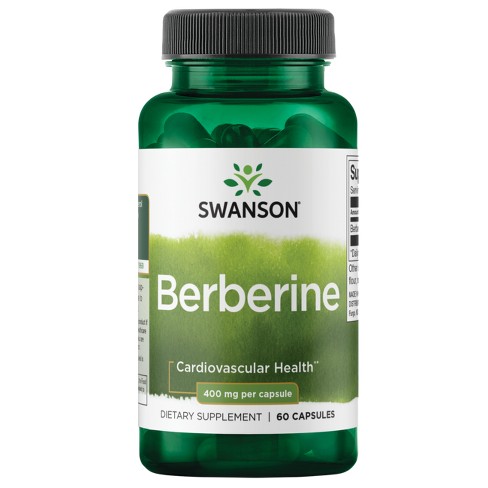 Swanson Herbal Supplements Berberine 400 Mg Capsule 60ct : Target