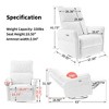 270° Power Swivel Rocker Recliner Chair with USB Ports and and Side Pockets - 4 of 4