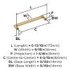 Amerock Balon Pull for Cabinets, Drawers, and Furniture - 3 of 4