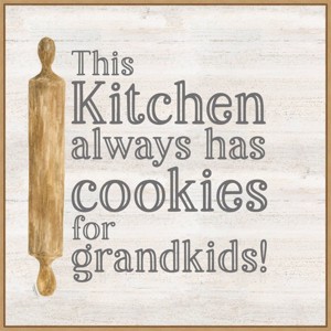 Amanti Art 30" x 30" Grandparent Life VI Cookies by Tara Reed Framed Canvas Wall Art Print : Hand-Stretched, Lithograph, Home Decor - 1 of 4