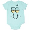 SpongeBob SquarePants SpongeBob SquarePants Patrick Squidward  3 Pack Short Sleeve Bodysuits  Newborn to Infant - image 2 of 4