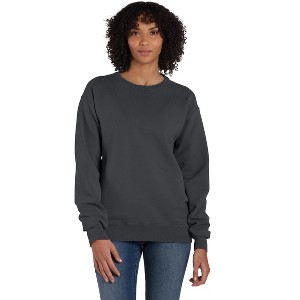 Hanes Unisex Garment Dyed Fleece Sweatshirt - 1 of 4