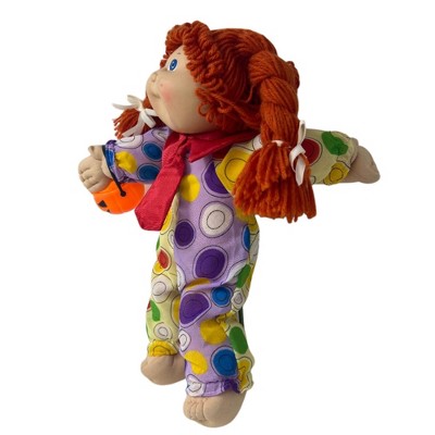 Детские куклы Doll Clothes Superstore Colorful Clown Costume with Pumpkin Bucket for 15-16 Inch Cabbage Patch Kid Dolls — фото 3