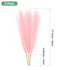 Unique Bargains Dried Plants Artificial Durable Small Fluffy Pampas Grass 7 Branches for Home, Office, Party 17.7 Inch - 3 of 4