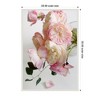 Kate & Laurel All Things Decor 23"x33" Sylvie Soft Pink Flower Bouquet Framed Canvas by Kristy Campbell Beaded White - 2 of 4